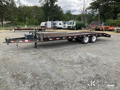 2009 PJ Trailers FB222 T/A Tagalong Equipment Trailer