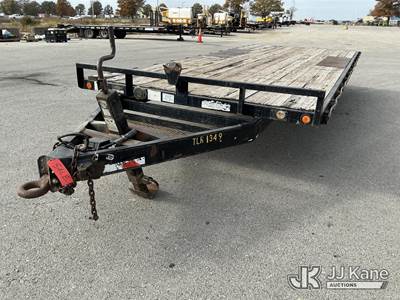 2012 PJ Trailers PJL6 T/A Tagalong Flatbed Trailer