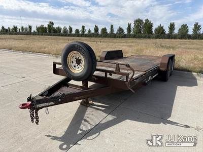 2011 PJ Trailers T6P20 T/A Tilt Deck Tagalong Equipment Trailer