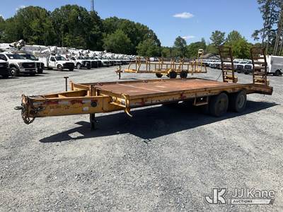 2003 Pike 33C 10 Ton T/A Tagalong Equipment Trailer