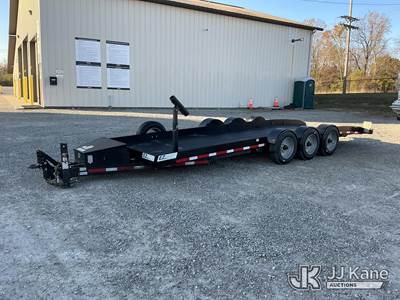 2023 Pratt EZ-2480 Tri-Axle Tagalong Equipment Trailer