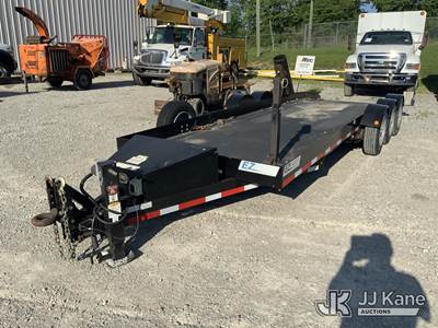 2023 Pratt EZ-2480 Tri-Axle Tagalong Equipment Trailer