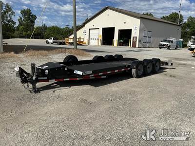 2022 Pratt EZ-2480 Tri-Axle Tagalong Equipment Trailer