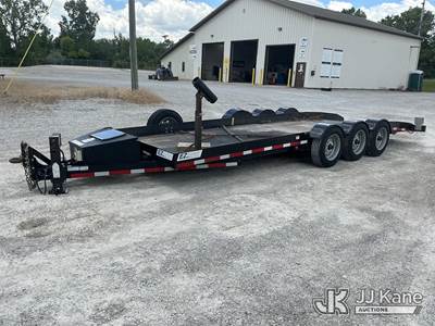 2023 Pratt EZ-2480 Tri-Axle Tagalong Equipment Trailer
