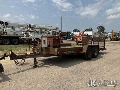 2012 Redi Haul FSL14DE-102 T/A Tagalong Equipment Trailer