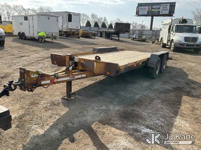 2000 Redi Haul FSL1629E T/A Tagalong Equipment Trailer