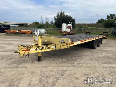 2000 Redi Haul R2510HD T/A Tagalong Equipment Trailer
