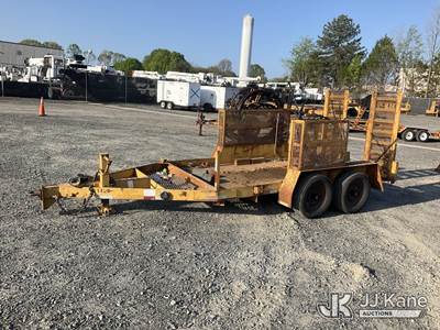 2002 Reid T/A Tagalong Equipment Trailer