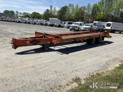 1995 Rogers 1RBT31 T/A Tagalong Equipment Trailer