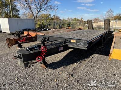 2008 Stephan Green 20 Ton T/A Tagalong Equipment Trailer