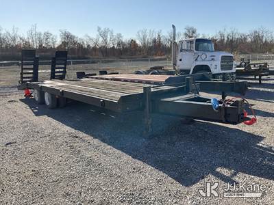 2002 Superline D020T22 T/A Tagalong Equipment Trailer