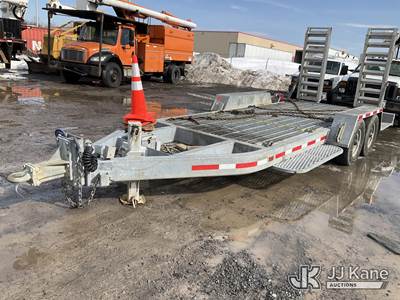 2016 Sauber 1580-ABT T/A Galvanized Tagalong Equipment Trailer