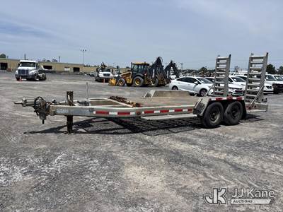 2016 Sauber 1580-ABT T/A Galvanized Tagalong Equipment Trailer