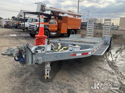 2018 Sauber 1580-ABT Galvanized 7-Ton T/A Tagalong Equipment Trailer