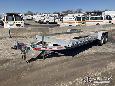 2015 Sauber 1580-TBA T/A Tilt Deck Tagalong Equipment Trailer