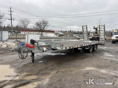 2017 Sauber 1580BT T/A Galvanized Tagalong Equipment Trailer