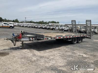 2017 Sauber 1580BT T/A Galvanized Tagalong Equipment Trailer