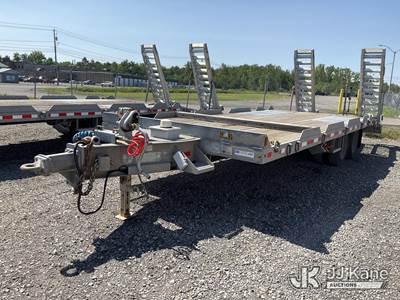 2017 Sauber 1580BT T/A Galvanized Tagalong Equipment Trailer