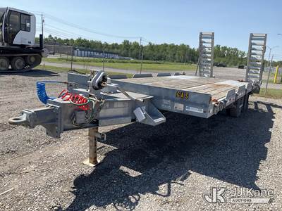 2017 Sauber 1580BT T/A Galvanized Tagalong Equipment Trailer