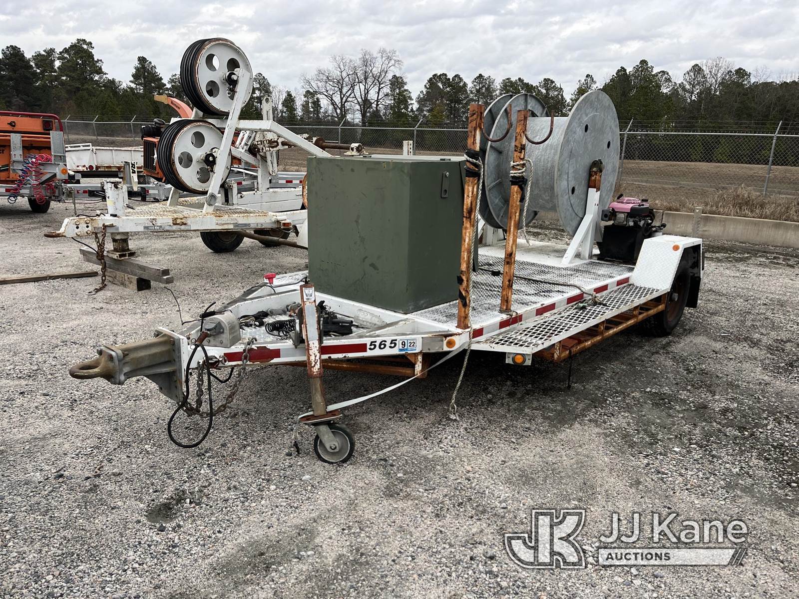 2000 Sauber 1599 Hydraulic Reel Trailer For Sale Chester, VA CV307