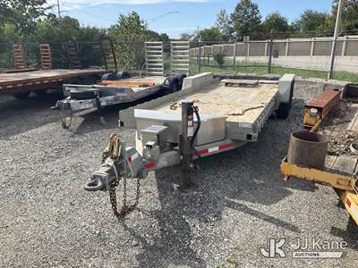 2017 Sauber T/A Galvanized Tilt Bed Tagalong Equipment Trailer