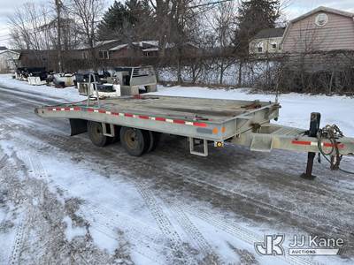 2015 Talbert 12TTA T/A Tilt Deck Tagalong Equipment Trailer