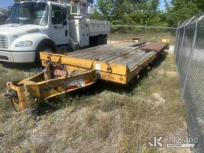 2001 Talbert T/A Tagalong Equipment Trailer