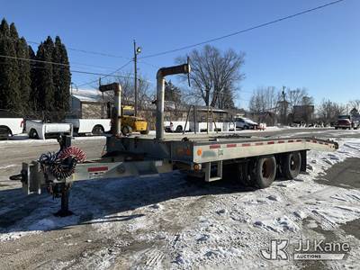 2014 Talbert TT-12 T/A Galvanized Tilt Bed Tagalong Equipment Trailer