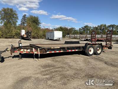 2008 Tow Master T-14DDB T/A Tagalong Equipment Trailer