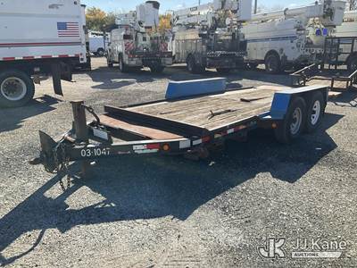 2013 Monroe Towmaster T/A Tilt Deck Tagalong Equipment Trailer