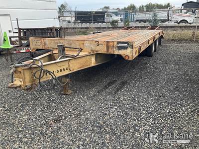 2000 Monroe Towmaster T/A Tagalong Equipment Trailer