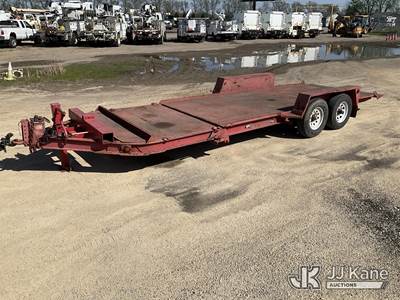 2003 Towmaster T/A Tilt Bed Tagalong Equipment Trailer