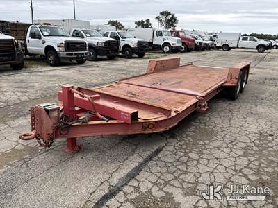 2003 Towmaster T/A Tilt Deck Tagalong Equipment Trailer