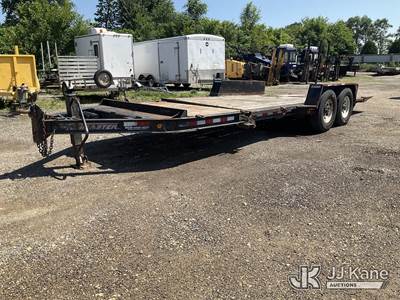 2018 Monroe Towmaster T-12DT T/A Tilt Deck Tagalong Equipment Trailer