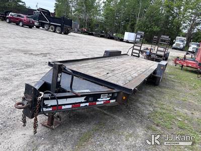 2010 Monroe Towmaster T18DDB T/A Tagalong Equipment Trailer