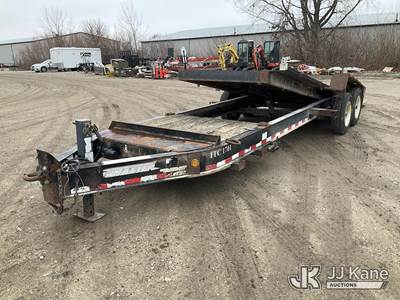 2017 Monroe Towmaster T18DT Tilt-top Tagalong Equipment Trailer