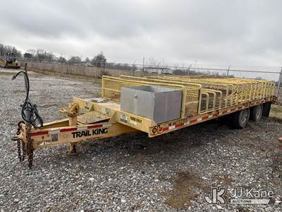 2008 Trail King TK-24-2600 T/A Tagalong Equipment Trailer