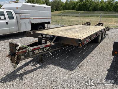 2001 Trail King TK40LP T/A Tagalong Equipment Trailer