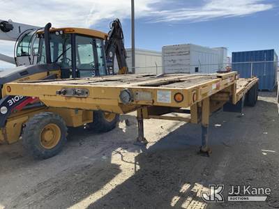 2001 Trail King TK70LCS-382 T/A High Flatbed Trailer