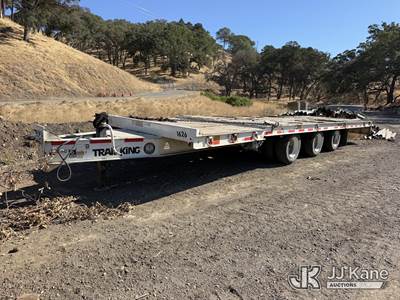 2017 Trail King TKT 50LP Tri-Axle Tagalong Equipment Trailer