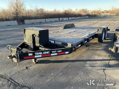 2015 Trail King TKT14U 20ft Tilt Deck Ttrailer