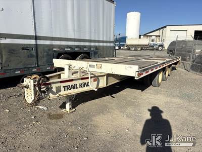 2005 Trail King TKT40-2400 T/A Tilt Deck Tagalong Equipment Trailer