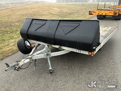 2000 Triton Flatbed Snowmobile Equipment Trailer s/n A295275
