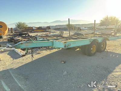 1955 Utility TLTB-TX8 Heavy-duty flatbed equipment trailer