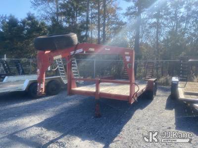 2007 Trailer T/A Gooseneck Equipment trailer