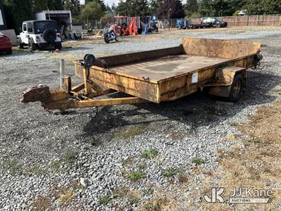 1985 Wells Cargo 10ft Flatbed Trailer