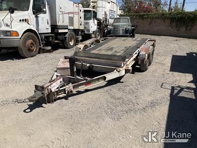 1998 Zieman 1150 T/A Tilt Deck Tagalong Equipment Trailer