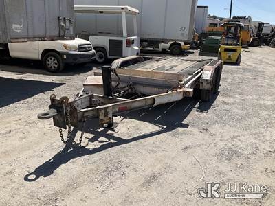 1998 Zieman 1150 T/A Tilt Deck Tagalong Equipment Trailer