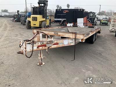 1990 Zieman 2127 T/A Tagalong Equipment Trailer