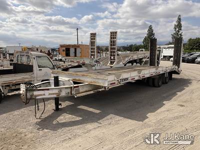 2009 Zieman 2660 T/A Tagalong Flatbed Trailer